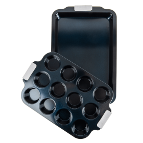 Cookie Sheet and Muffin Pan Set - 2 piece Set