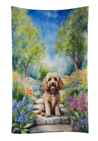 Cockapoo Spring Path Kitchen Towel