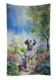 Dalmatian Spring Path Kitchen Towel