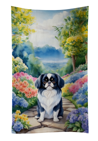 Japanese Chin Spring Path Kitchen Towel
