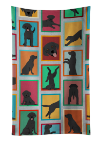 Lots of Black Labrador Retriever Kitchen Towel