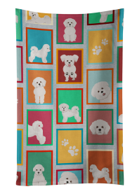 Lots of Bichon Frise Kitchen Towel