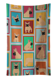 Lots of Fawn French Bulldog Kitchen Towel