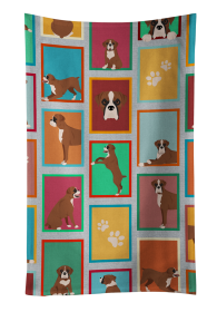 Lots of Flashy Fawn Boxer Kitchen Towel
