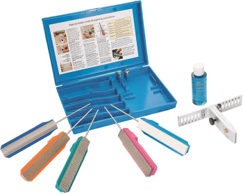 Gatco Edgemate 5-Piece Knife Diamond Sharpening System + Honing Stones