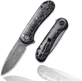 CIVIVI Elementum Knife Damascus Blade + Resin Handle