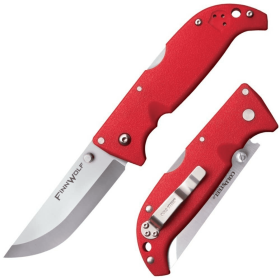 Cold Steel Finn Wolf Knife Griv-Ex Handle Red