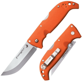 Cold Steel Finn Wolf Knife Griv-Ex Handle Blaze Orange