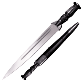 Cold Steel Scottish Dirk 1055 Carbon Steel + Leather Scabbard