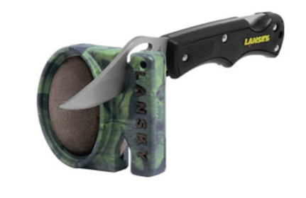 Lansky Quick Fix Pocket Knife Sharpener Carbide & Ceramic Camo