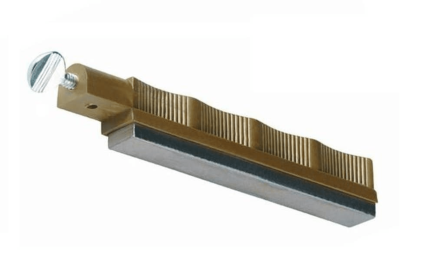 Lansky Fine Diamond Sharpening Hone 600 Grit Gold Holder Made in USA NEW