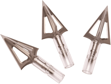 G5 Outdoors Montec 100% Steel Premium Crossbow Fixed Broadheads 3-Pack