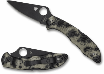 Spyderco Delica 4 Glow In The Dark FRN Handles Made in Japan
