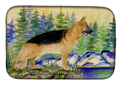 German Shepherd Dish Drying Mat