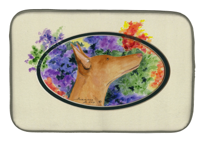 Pharaoh Hound Dish Drying Mat