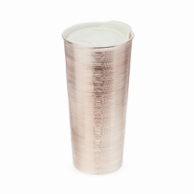 Quinn Rose Gold Travel Tumbler By Pinky Up