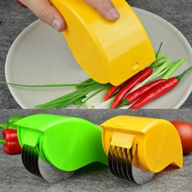 Quick Prep Chef's Cutter And Mincer (Color: Lemon Yellow)