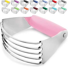 Dough Blender & Pastry Cutter (Color: PNK)