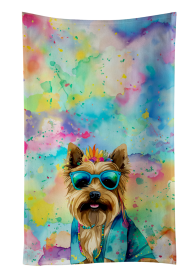 Cairn Terrier Hippie Dawg Kitchen Towel (Color: 194030852972)
