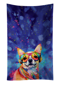 Chihuahua Hippie Dawg Kitchen Towel (Color: 194030853054)