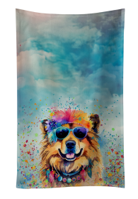 Chow Chow Hippie Dawg Kitchen Towel (Color: 194030853092)