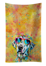 Dalmatian Hippie Dawg Kitchen Towel (Color: 194030853184)