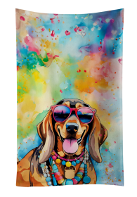 Doberman Pinscher Hippie Dawg Kitchen Towel (Color: 194030853221)