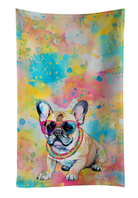 French Bulldog Hippie Dawg Kitchen Towel (Color: 194030853252)