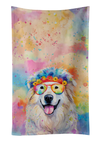 Great Pyrenees Hippie Dawg Kitchen Towel (Color: 194030853351)