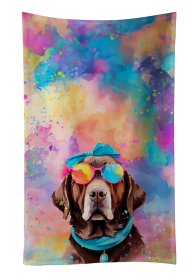 Chocolate Labrador Hippie Dawg Kitchen Towel (Color: 194030853436)