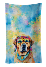 Mastiff Hippie Dawg Kitchen Towel (Color: 194030853504)