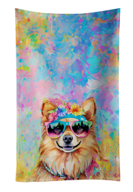Pomeranian Hippie Dawg Kitchen Towel (Color: 194030853597)