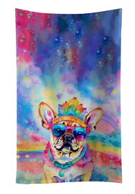 Pug Hippie Dawg Kitchen Towel (Color: 194030853641)