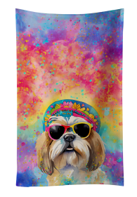 Shih Tzu Hippie Dawg Kitchen Towel (Color: 194030853801)