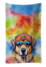 Hippie Dawg Kitchen Towel (Color: 194030853986)