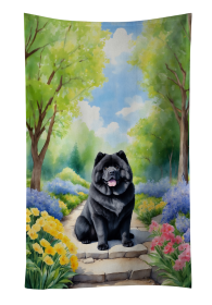 Chow Chow Spring Path Kitchen Towel (Color: 198453226389)