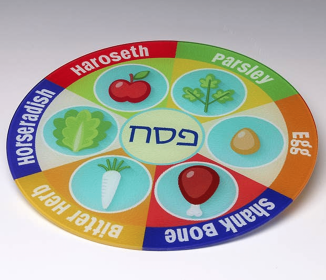 Seder Plate (Choice of Designs) (Style: Color Wheel)
