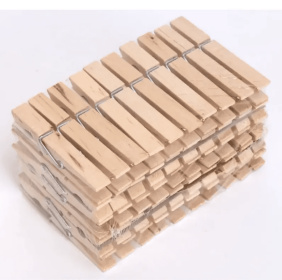 Wooden Clothespins Natural Bamboo Cloth Peg (Pack: Set of 40)