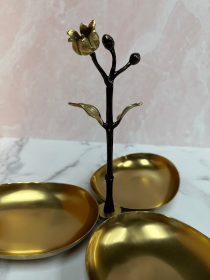 Bowls Condiment Server (Style: Gold)