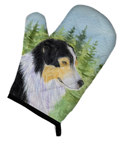 Australian Shepherd Oven Mitt (Color: SS8316OVMT, size: 8.5 x 12)