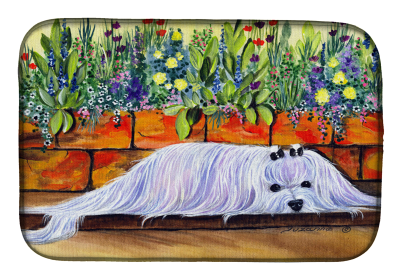 Maltese Dish Drying Mat (size: 14 x 21)